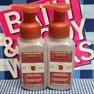 BBW Champagne Apple & Honey Gentle & Clean Foaming Hand Soap | 2 Pack